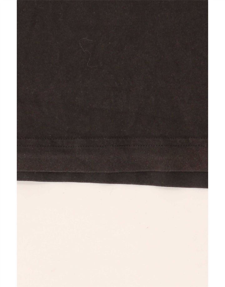 T-shirt grafica da uomo Adidas Top media nera
