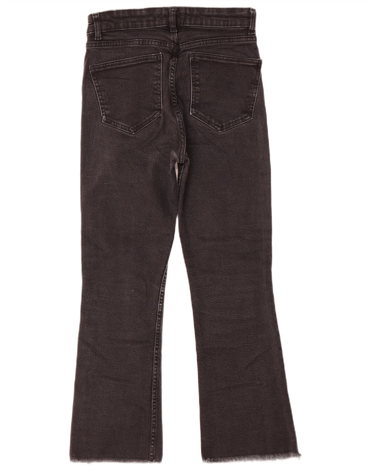 Jeans corti da donna Zara EU 38 piccoli W28 L25 neri