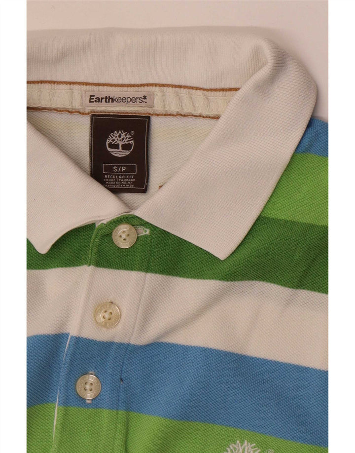 Polo Timberland da uomo vestibilità regolare piccola a righe multicolore