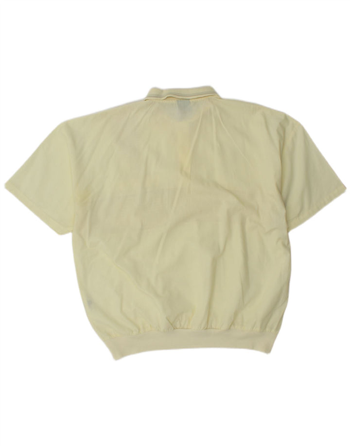 Maglia pullover a maniche corte da uomo CANDA IT 52/54 a righe grandi gialle