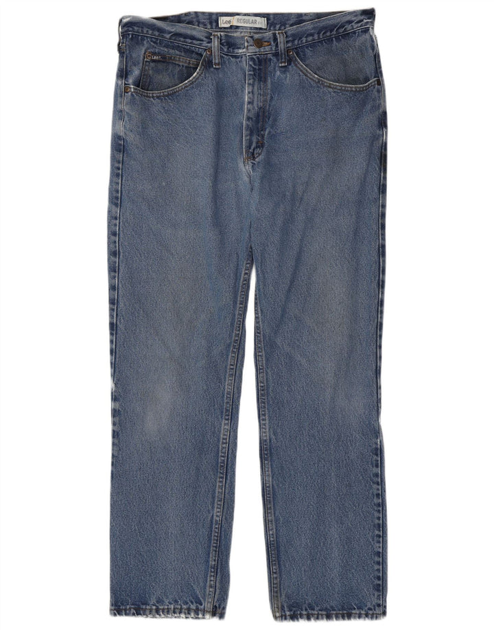 Jeans dritti Lee da uomo vestibilità regolare W36 L32 cotone blu