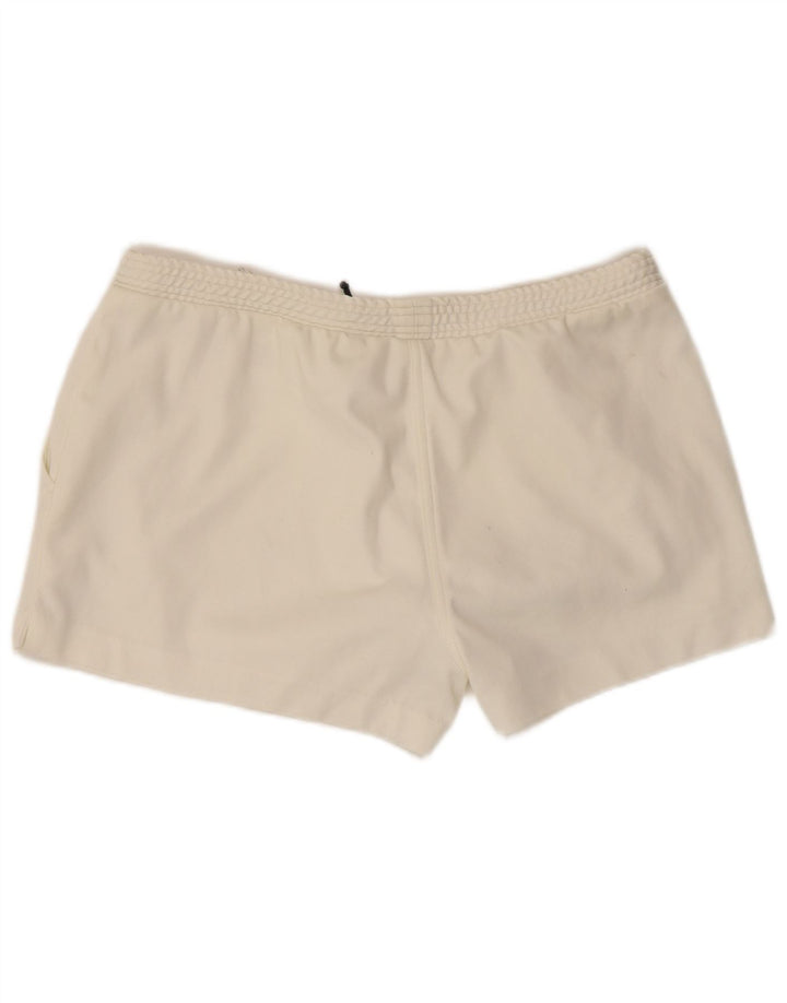 Pantaloncini sportivi da donna Belfe UK 14 Large in poliestere bianco sporco