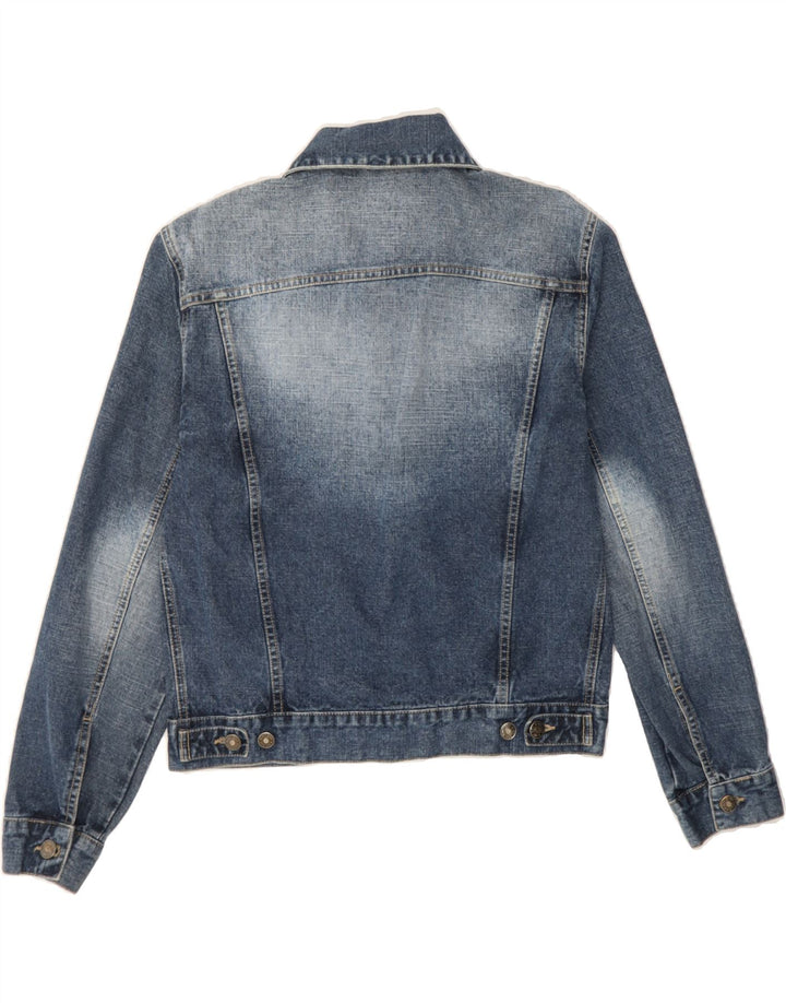 WITBOY Womens Denim Jacket UK 10 Small Blue Cotton Vintage WITBOY and Second-Hand WITBOY from Messina Hembry 
