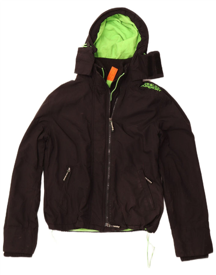 Giacca a vento da donna The Windcheater SUPERDRY UK 16 grande nera