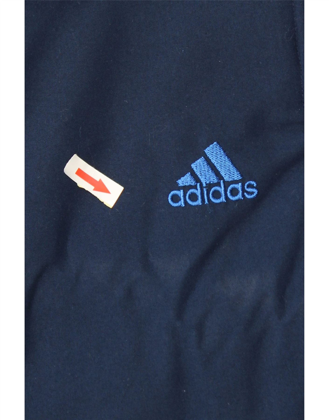 Pantaloni della tuta da ragazzo Adidas 13-14 anni in poliestere color block blu navy