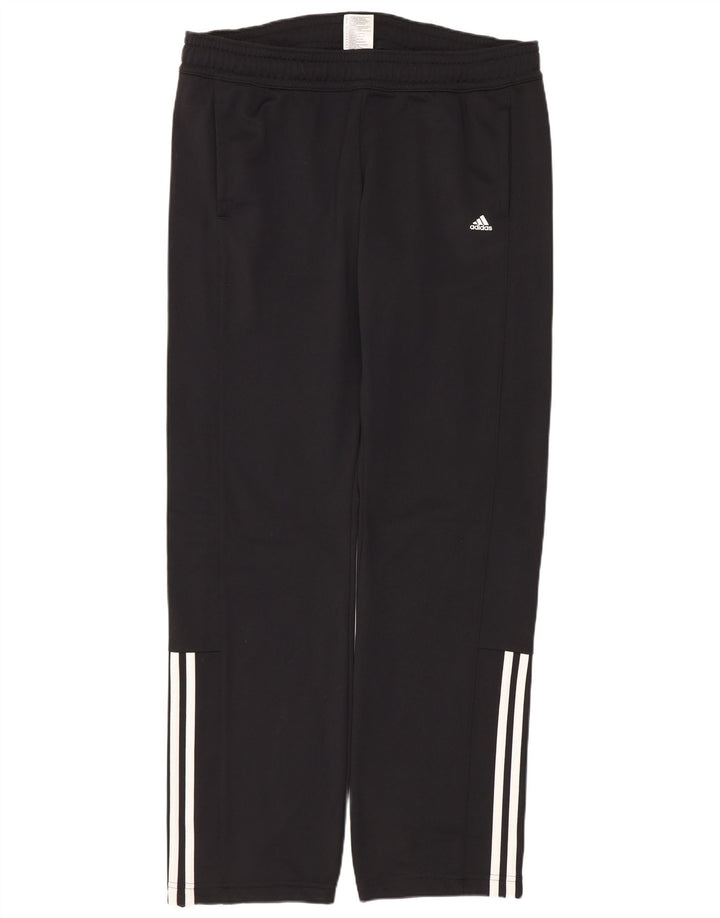 Pantaloni da tuta da donna Adidas UK 12/14 Medium Nero Poliestere