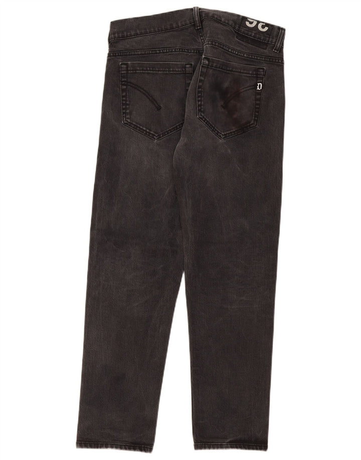 Dondup Jeans George Slim da Uomo W36 L29 Cotone Grigio
