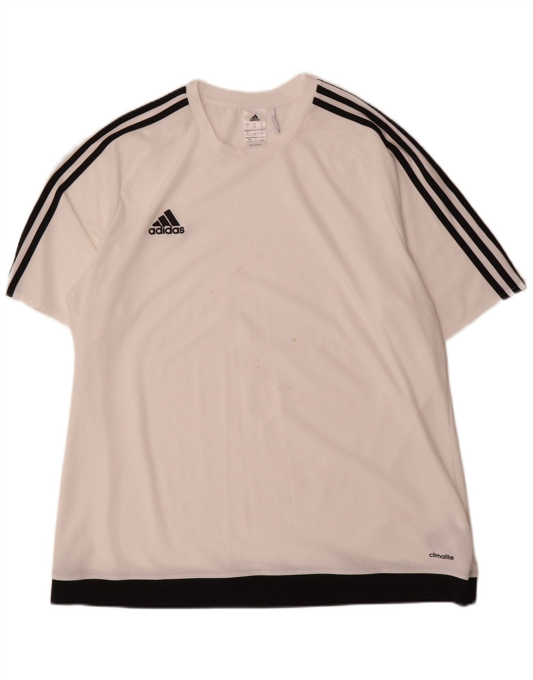 T-shirt Adidas da uomo Climalite Top XL poliestere color block bianco