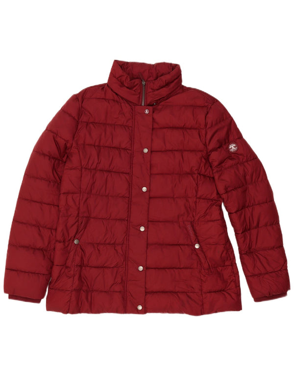 BARBOUR Womens Padded Jacket UK 18 XL Burgundy Synthetic
