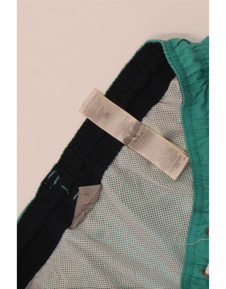 Pantaloncini da bagno da uomo Marks & Spencer verde medio poliestere
