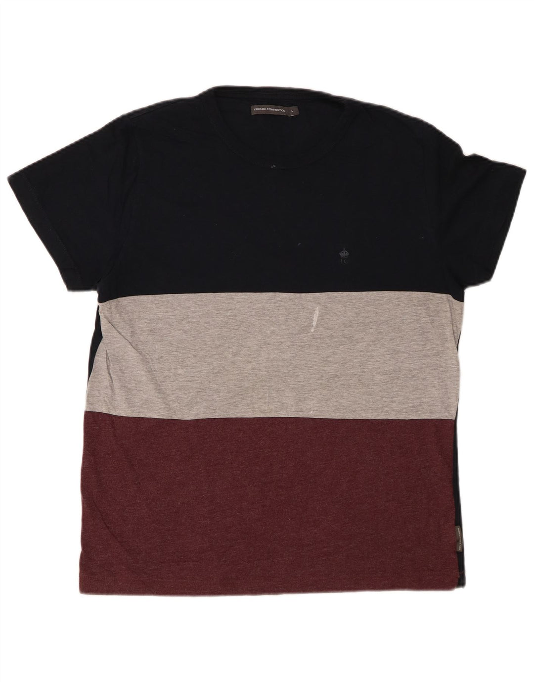 T-shirt da donna FRENCH CONNECTION Top UK 16 Large multicolore Colourblock