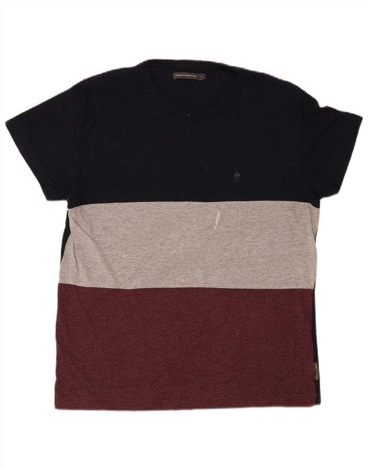 T-shirt da donna FRENCH CONNECTION Top UK 16 Large multicolore Colourblock