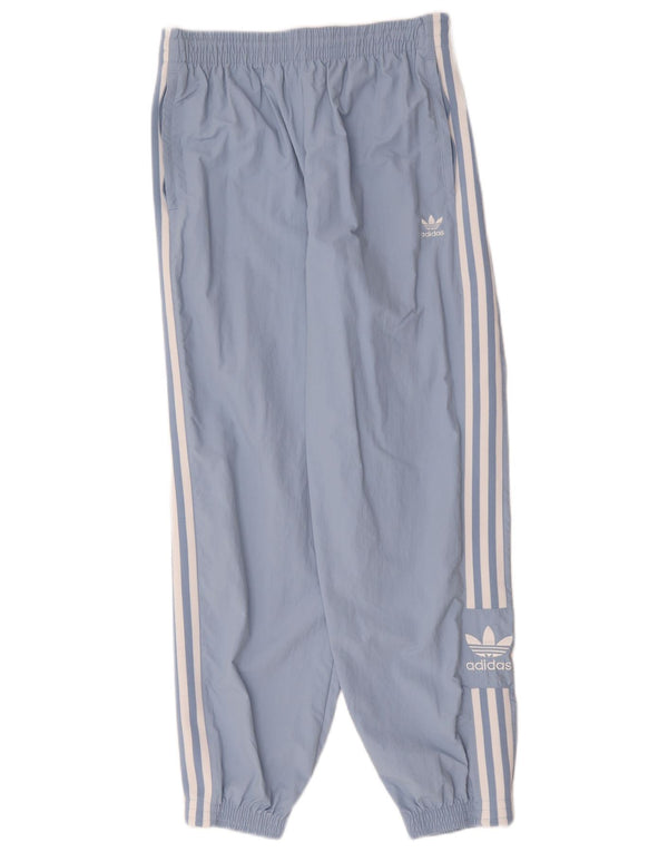 Pantaloni da tuta da donna Adidas Joggers UK 14 poliestere blu medio