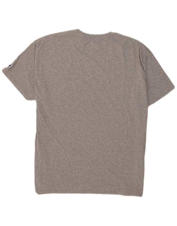 T-shirt grafica Champion Lowa State Cyclones da uomo 2XL cotone grigio