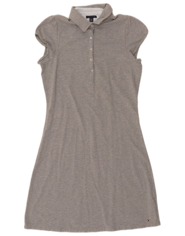 Abito polo da donna Tommy Hilfiger UK 18 XL cotone grigio