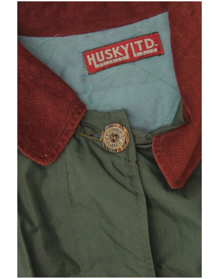 Cappotto poncho oversize da donna Husky taglia unica verde