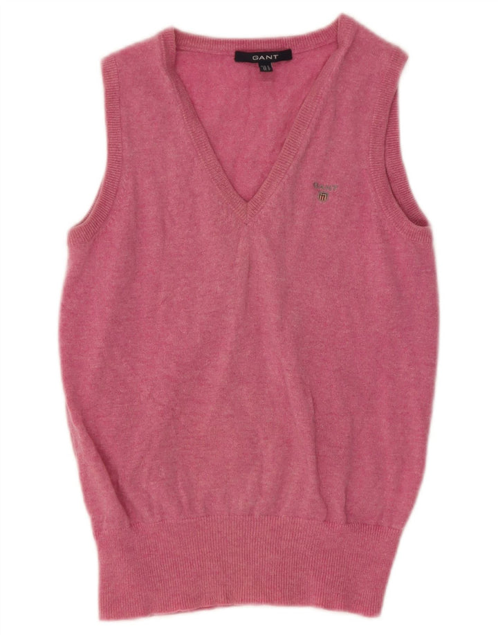 Canotta da donna Gant UK 8 Small Lana d'agnello rosa