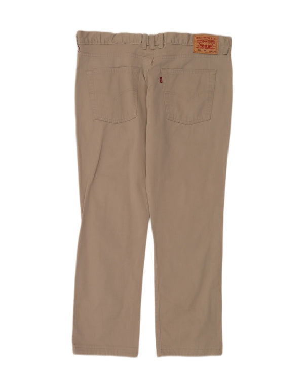 Levi's Uomo 581 Pantaloni casual dritti W40 L30 Cotone Beige