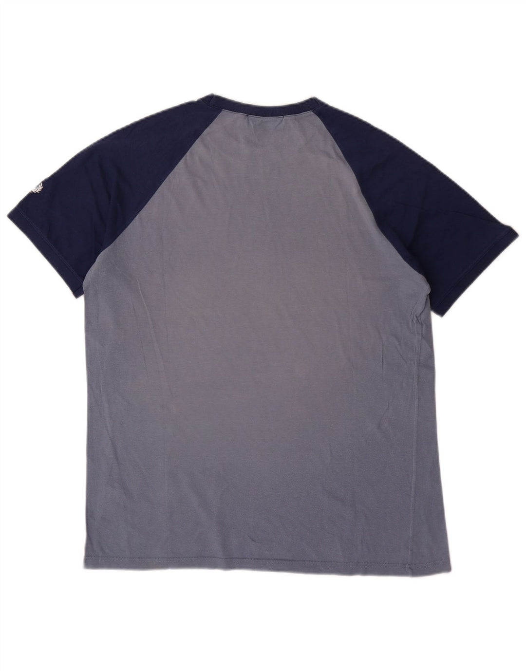 FRED PERRY T-shirt grafica da uomo Top blu medio color block