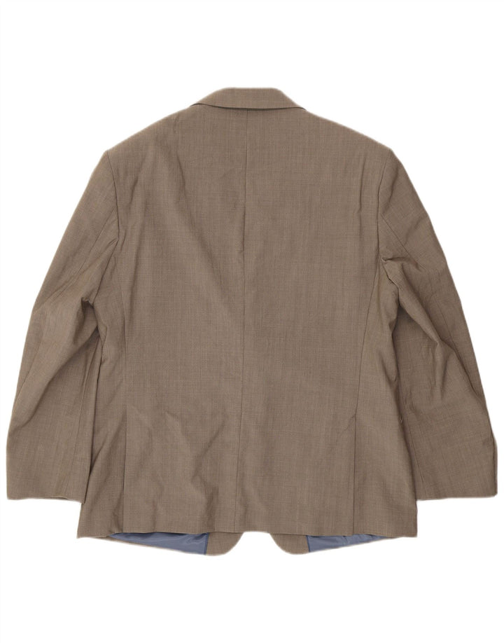 Giacca blazer a 2 bottoni da uomo Marks & Spencer UK 44 XL lana grigia