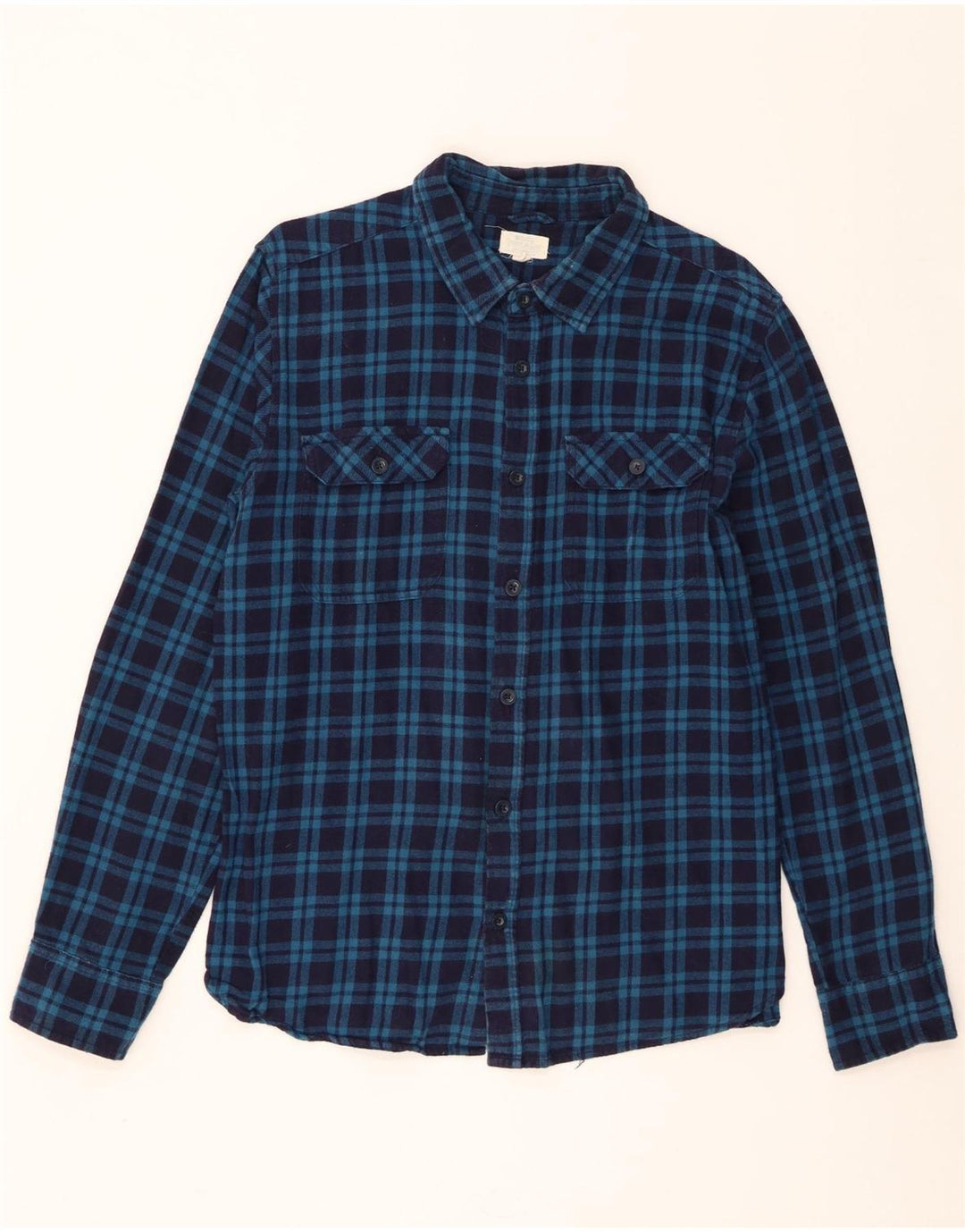 Camicia da uomo in flanella di Mountain Warehouse, cotone a quadri blu grandi