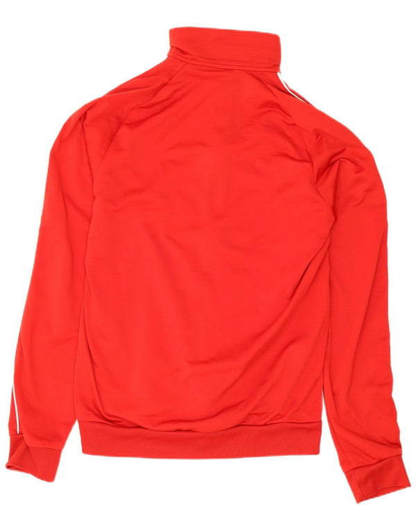 Giacca da ginnastica da uomo Adidas piccola sportiva in poliestere rosso