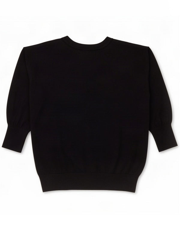 Falconeri Maglione da donna con scollo a V UK 14 Medio Nero