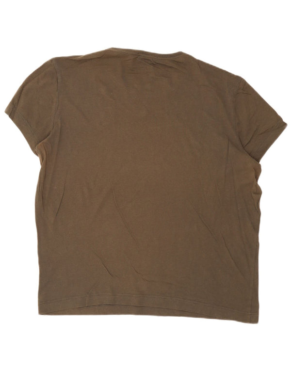 Maglietta grafica da uomo Calvin Klein Top 2XL Cachi
