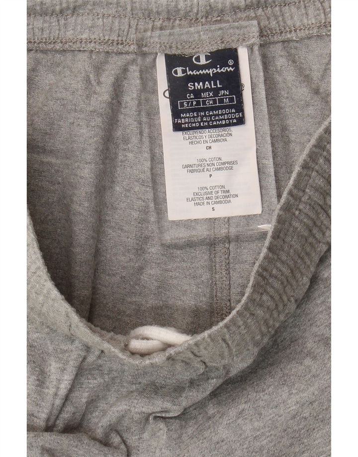Pantaloncini sportivi grafici da uomo Champion piccoli in cotone chiazzato grigio