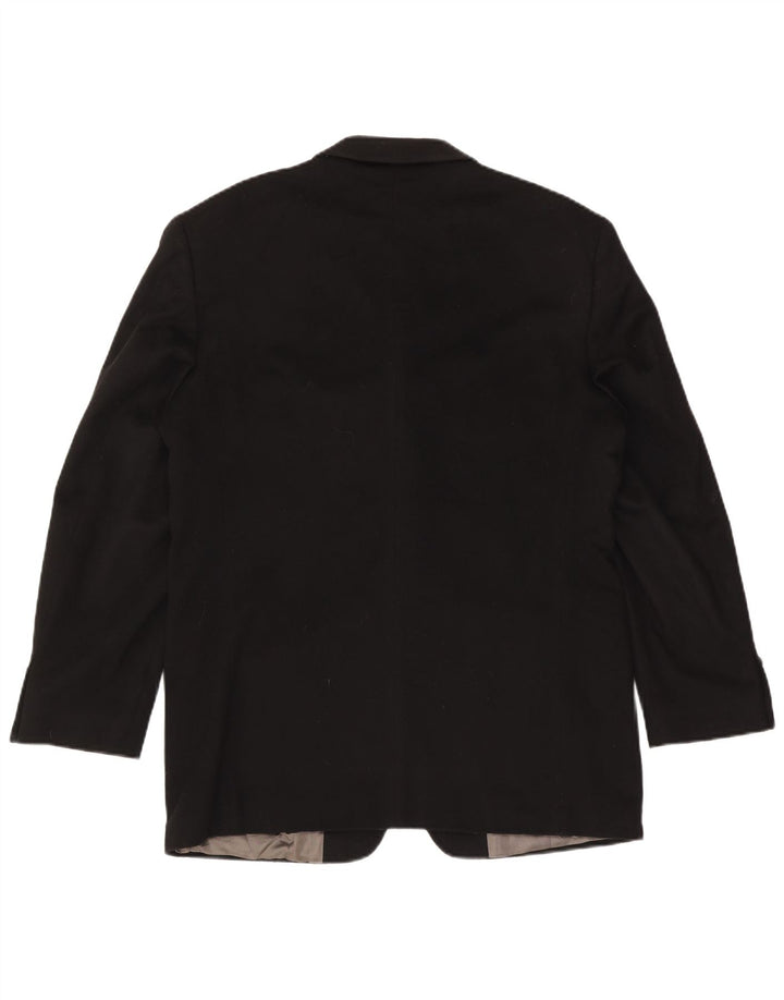 Giacca blazer a 3 bottoni da uomo Marks & Spencer UK 38 lana nera media