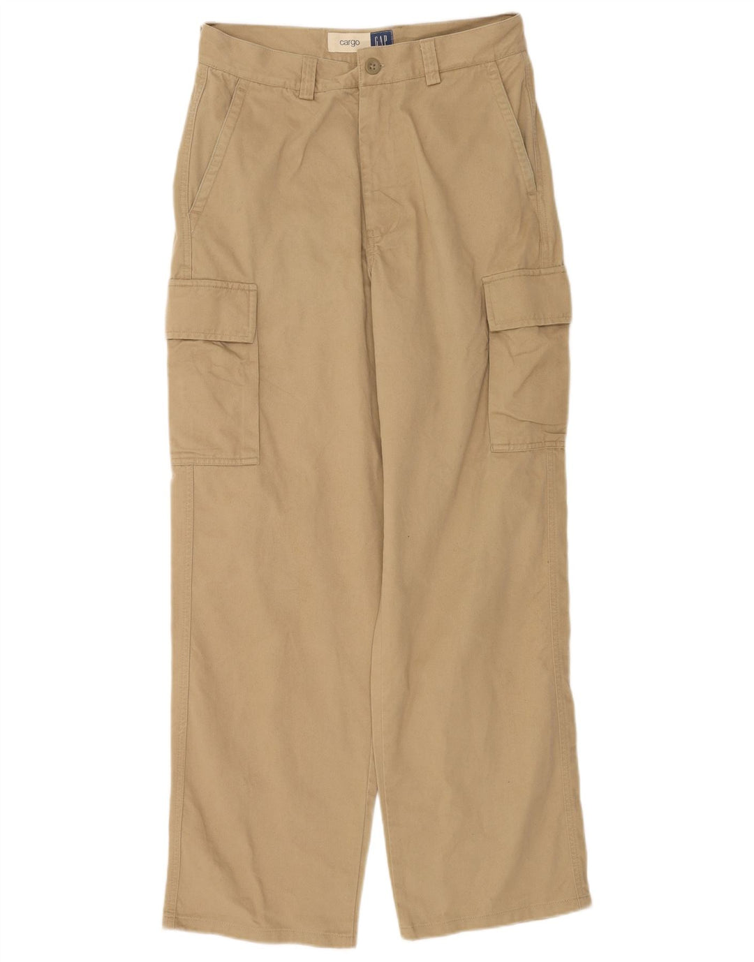 Pantaloni cargo dritti da uomo Gap W30 L32 in cotone beige