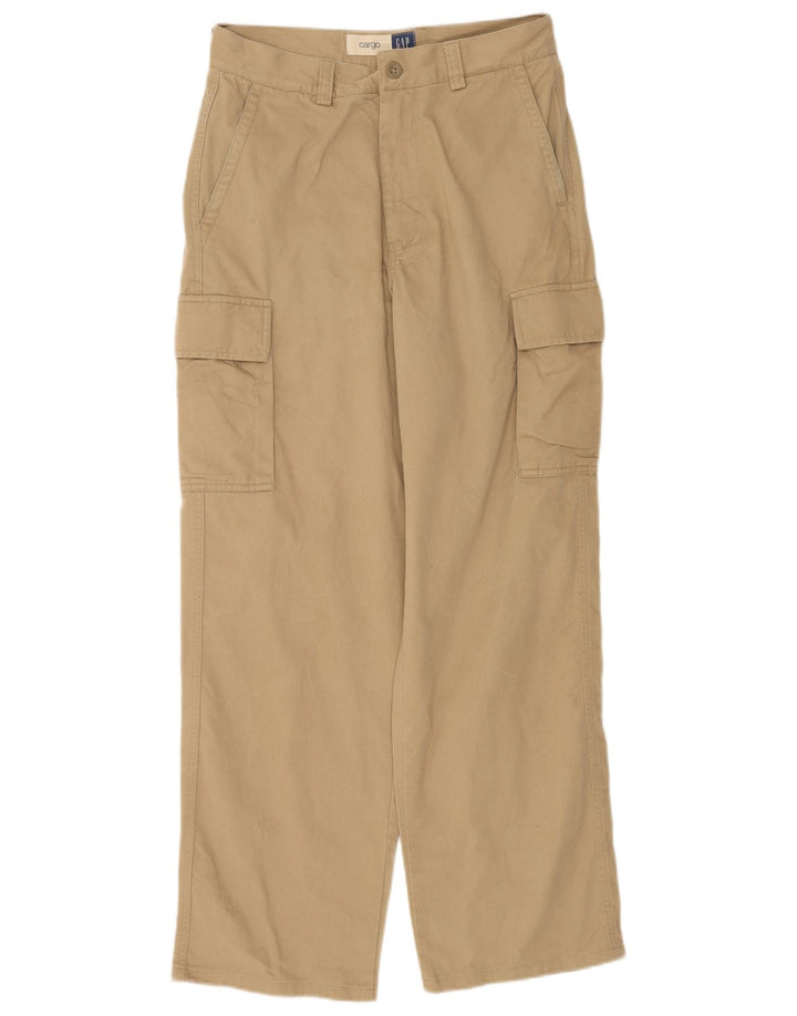 Pantaloni cargo dritti da uomo Gap W30 L32 in cotone beige