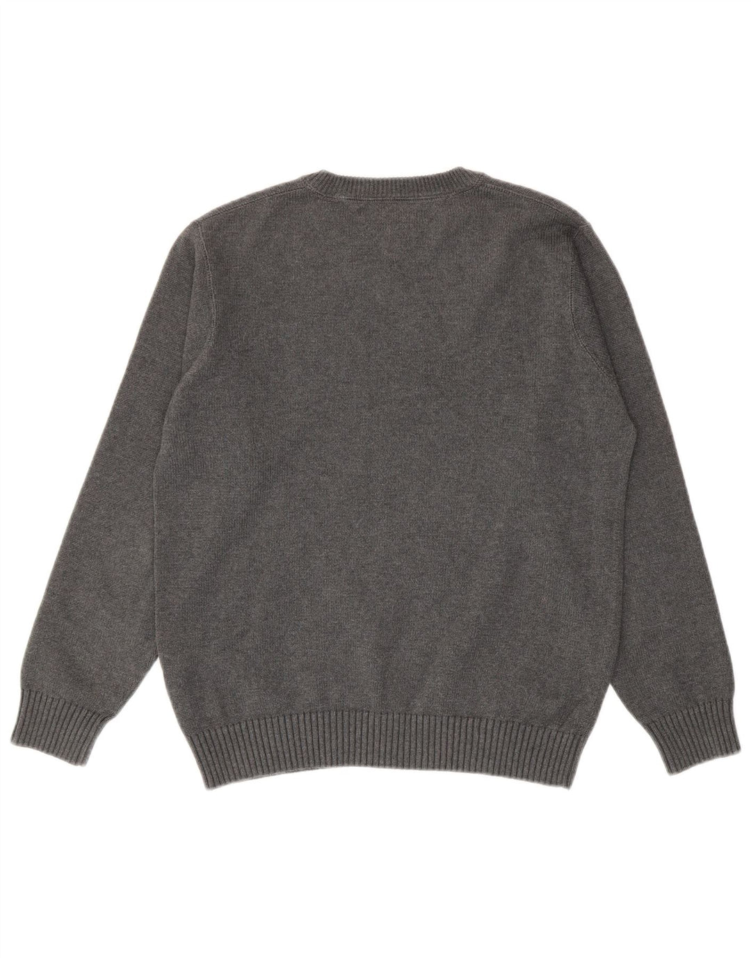 Maglione maglione girocollo da uomo Tommy Hilfiger in cotone grigio medio