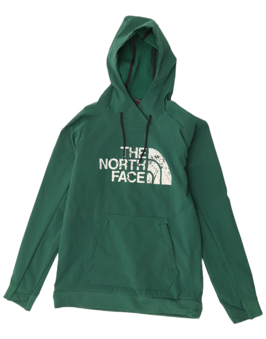 Felpa con cappuccio grafica da uomo The North Face piccola in poliestere verde