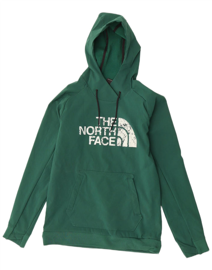 Felpa con cappuccio grafica da uomo The North Face piccola in poliestere verde