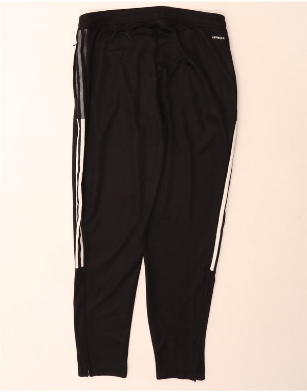 Pantaloni da tuta Adidas Aeroready da donna UK 16/18 Large Nero Poliestere