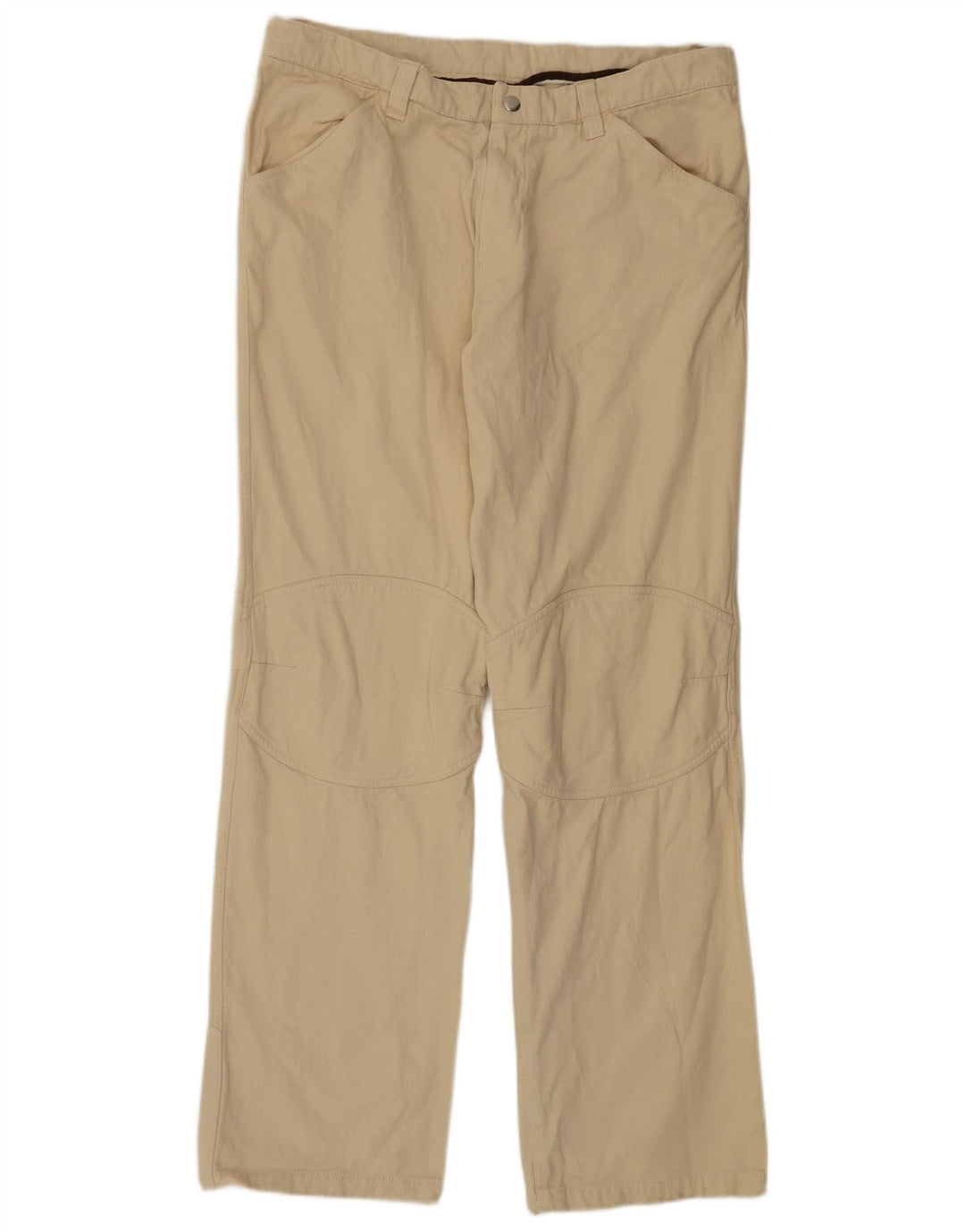 Pantaloni casual dritti con grafica da uomo KAPPA XL W38 L35 cotone beige