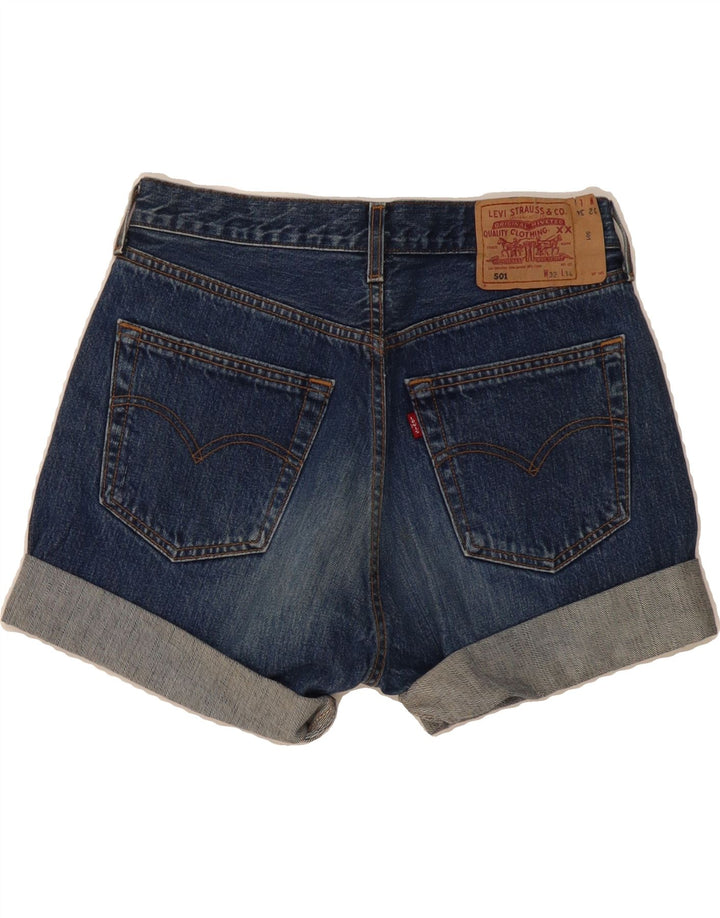 LEVI'S Womens 501 Denim Shorts W32 Medium Blue Cotton Vintage Levi's and Second-Hand Levi's from Messina Hembry 