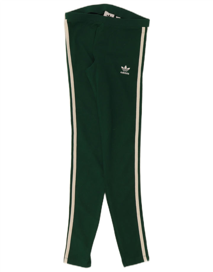 Leggings Adidas da donna UK 8 piccolo cotone verde
