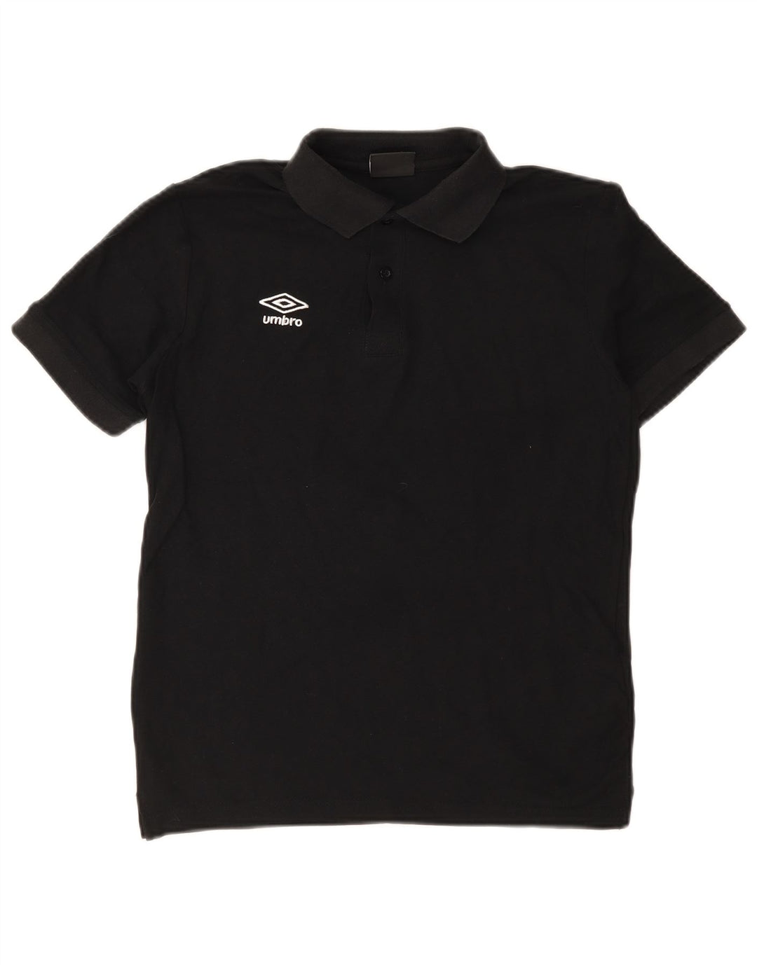 Polo Umbro da uomo piccola in cotone nero