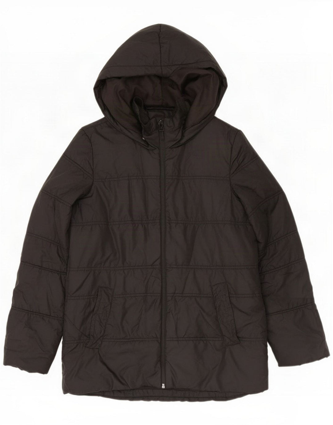 Puma Giacca imbottita con cappuccio da bambino 13-14 anni Poliestere nero