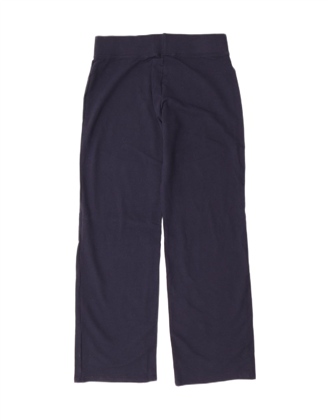 MARKS & SPENCER Womens Tracksuit Trousers UK 10 Small  Navy Blue Cotton Vintage Marks & Spencer and Second-Hand Marks & Spencer from Messina Hembry 
