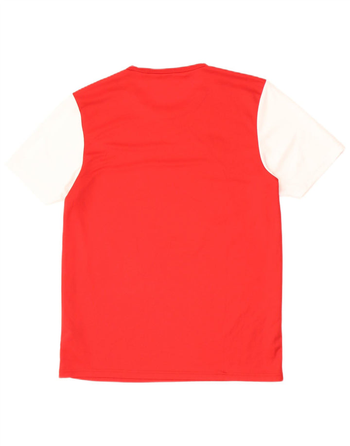 T-shirt Adidas Aeroready da uomo Top in poliestere color block rosso medio