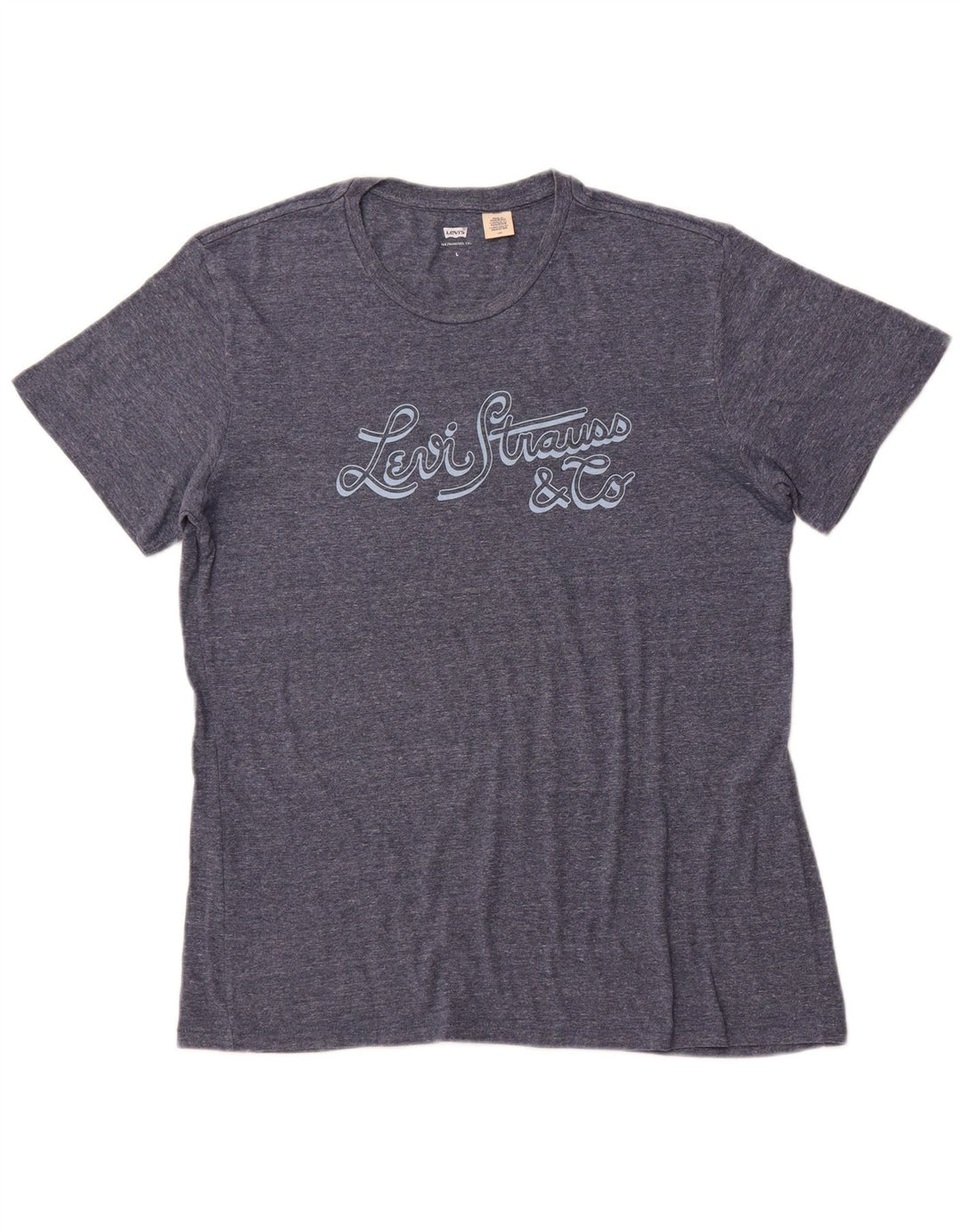 T-shirt grafica da uomo LEVI'S grande blu