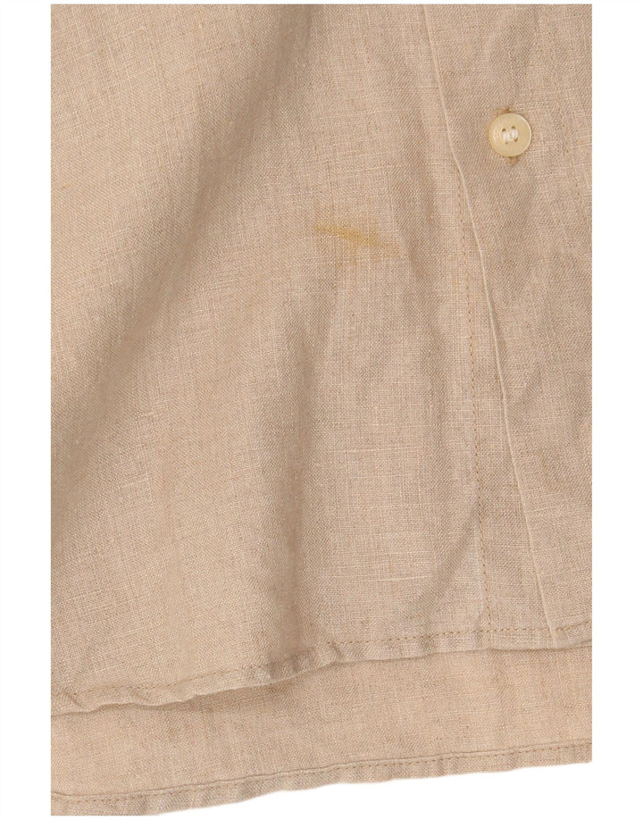 Camicia da uomo Calvin Klein Jeans 2XL Lino beige