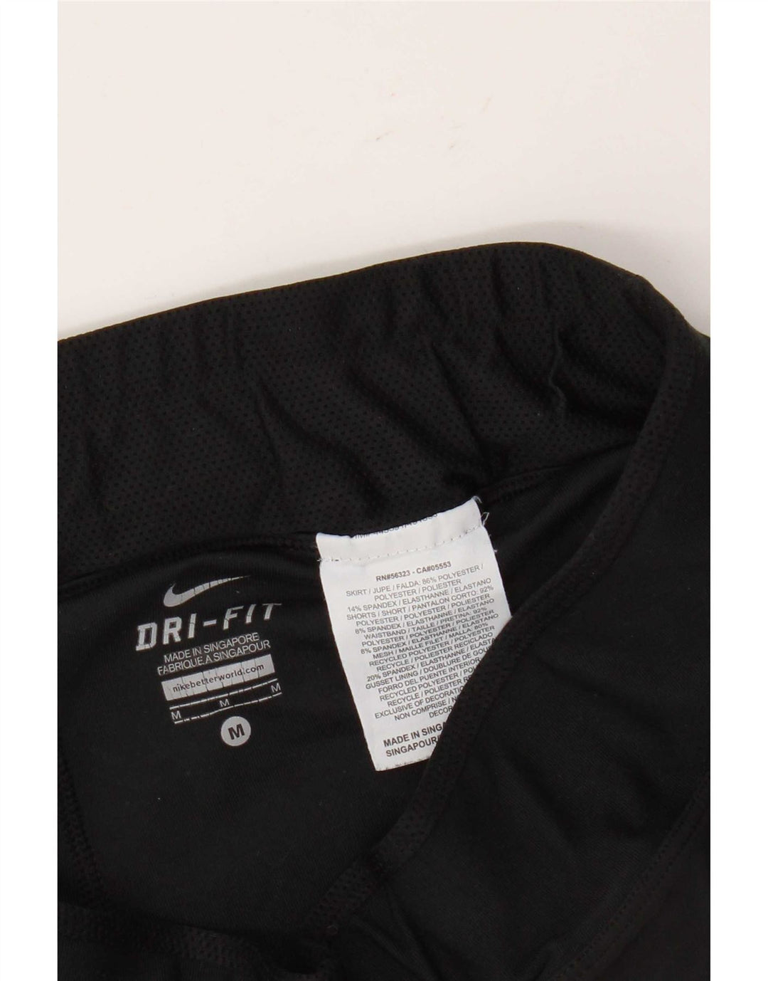 Gonna Nike Dri Fit da donna UK 14 medio poliestere nero