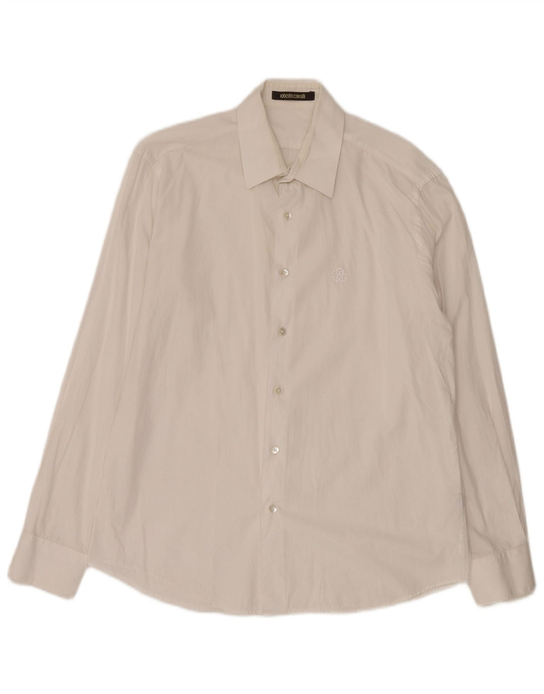 Camicia da uomo Roberto Cavalli taglia 41 16 grande cotone bianco