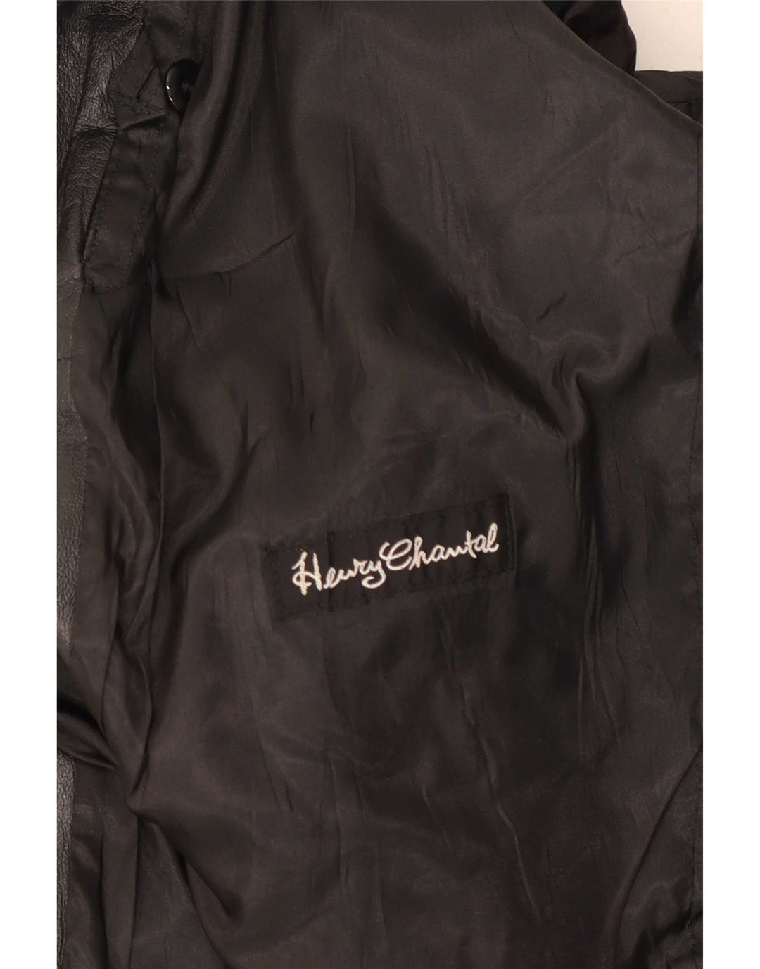Giacca in pelle da uomo vintage UK 38 Medium Black