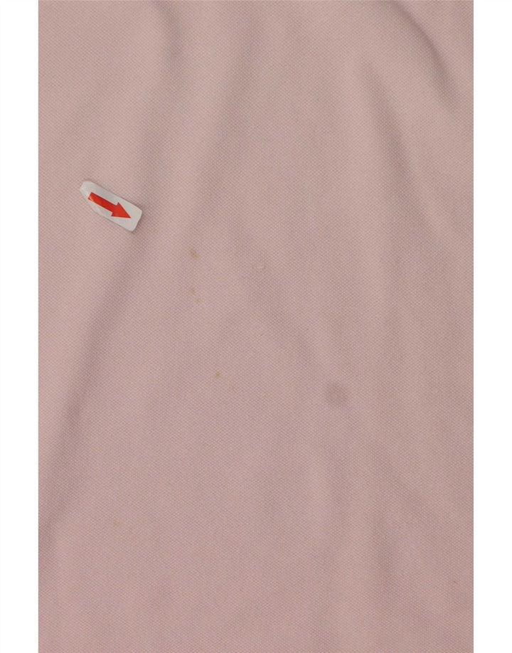 Polo da uomo Fred Perry in cotone a righe grandi rosa
