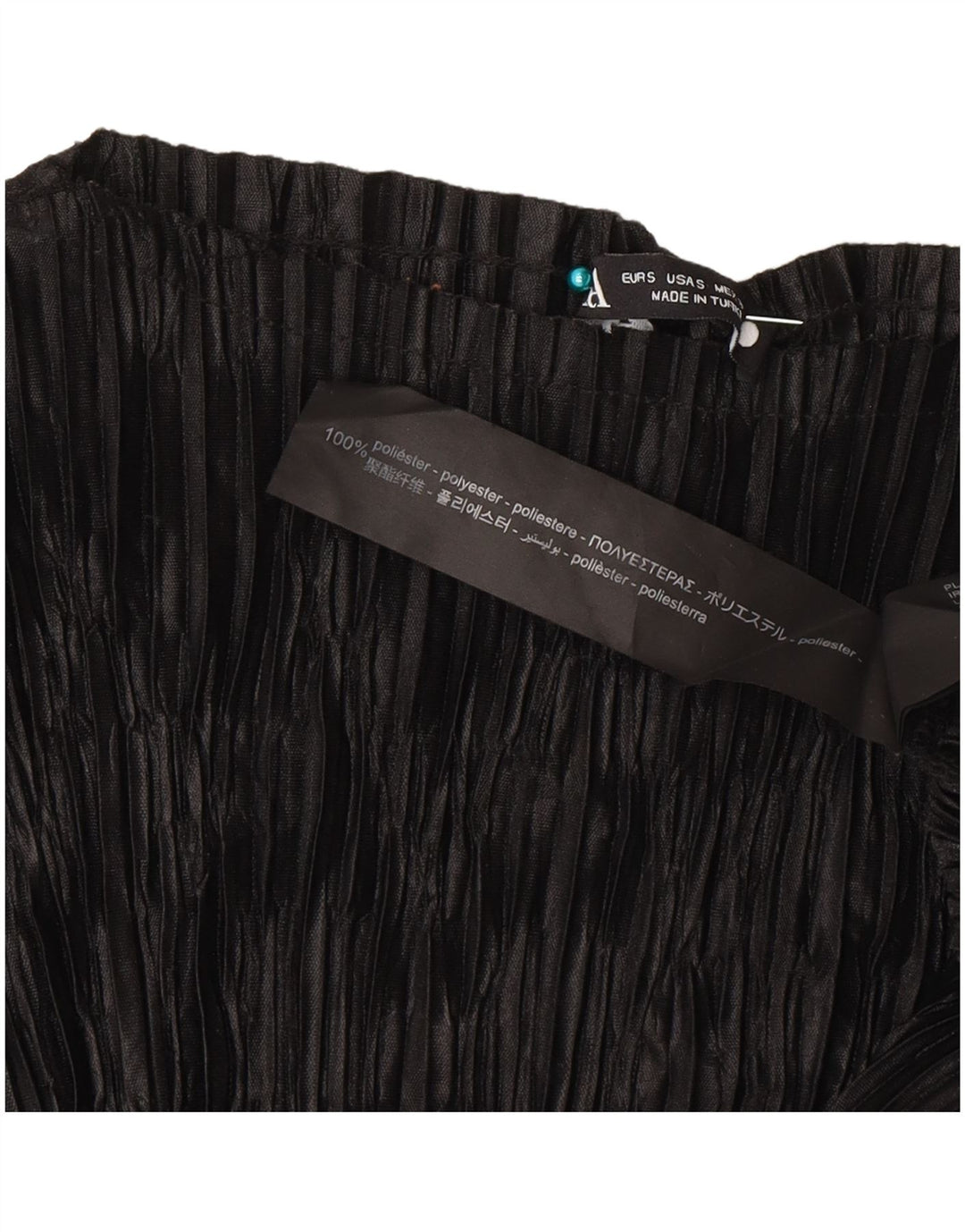 Camicetta da donna Zara Top UK 10 piccola in poliestere a righe nere